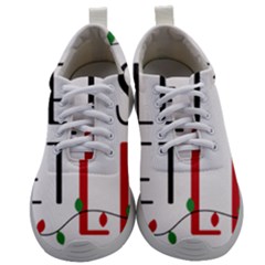 Let s Get Lit Christmas Jingle Bells Santa Claus Mens Athletic Shoes by Ndabl3x