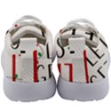 Let s Get Lit Christmas Jingle Bells Santa Claus Kids Athletic Shoes View4