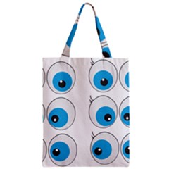 Eyes Comic Cartoon Fun Funny Toon Zipper Classic Tote Bag by Ndabl3x