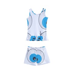 Eyes Comic Cartoon Fun Funny Toon Kids  Boyleg Swimsuit by Ndabl3x