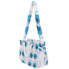 Eyes Comic Cartoon Fun Funny Toon Rope Handles Shoulder Strap Bag by Ndabl3x