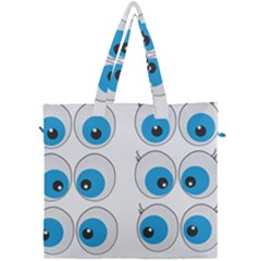 Eyes Comic Cartoon Fun Funny Toon Canvas Travel Bag by Ndabl3x