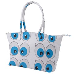 Eyes Comic Cartoon Fun Funny Toon Canvas Shoulder Bag by Ndabl3x