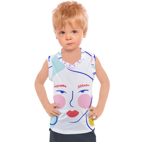 Art Womens Lovers Kids  Sport Tank Top by Ndabl3x