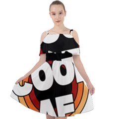 Cool Af Cool As Super Cut Out Shoulders Chiffon Dress by Ndabl3x