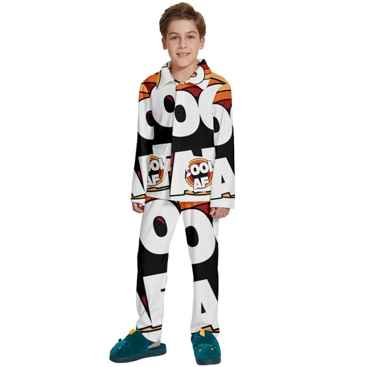 Cool Af Cool As Super Kids  Long Sleeve Velvet Pajamas Set