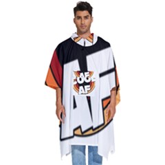 Cool Af Cool As Super Men s Hooded Rain Ponchos by Ndabl3x