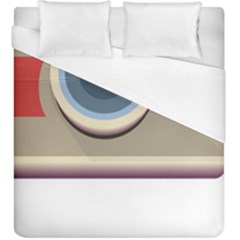 Photo Camera Machine Colorful Art Duvet Cover (king Size) by Ndabl3x