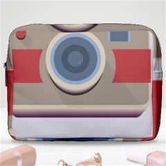 Photo Camera Machine Colorful Art Make Up Pouch (large) by Ndabl3x