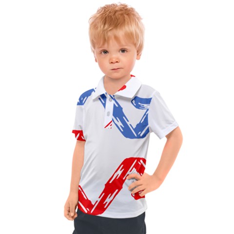 Arrow Up Down Kids  Polo T-shirt by Ndabl3x