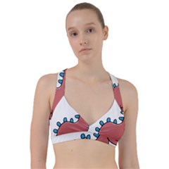 Dinosaur Dragon Drawing Cute Sweetheart Sports Bra by Ndabl3x