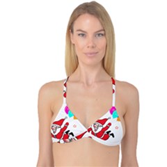 Nicholas Santa Claus Balloons Stars Reversible Tri Bikini Top by Ndabl3x