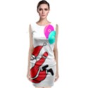 Nicholas Santa Claus Balloons Stars Sleeveless Velvet Midi Dress View1