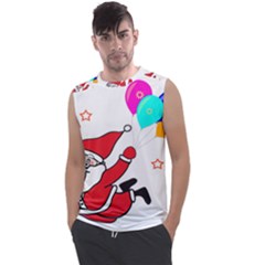 Nicholas Santa Claus Balloons Stars Men s Regular Tank Top by Ndabl3x