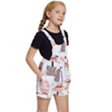 Abstract Art Design Pattern Kids  Short Overalls View3