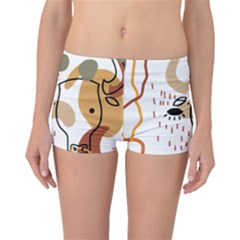 Abstract Bull Art Design Boyleg Bikini Bottoms by Ndabl3x