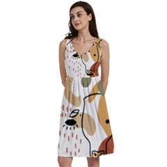 Abstract Bull Art Design Classic Skater Dress by Ndabl3x