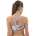 Abstract Hand Vine Lines Drawing Back Web Sports Bra View2