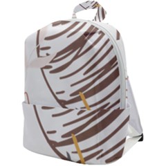 Abstract Hand Vine Lines Drawing Zip Up Backpack by Ndabl3x