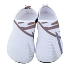 Abstract Hand Vine Lines Drawing Women s Sock-Style Water Shoes