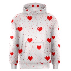 Hearts Romantic Love Valentines Men s Core Hoodie by Ndabl3x