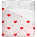 Hearts Romantic Love Valentines Duvet Cover (King Size) View1