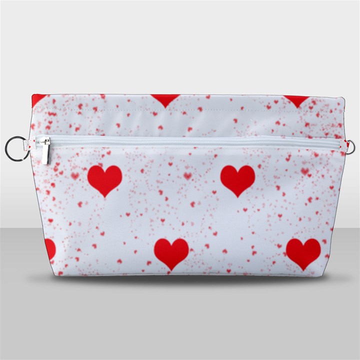 Hearts Romantic Love Valentines Handbag Organizer