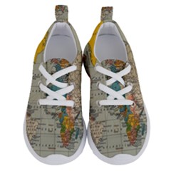 Vintage World Map Running Shoes by Ndabl3x