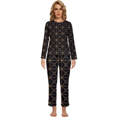 Brochure Flyer Poster Music Womens  Long Sleeve Lightweight Pajamas Set by Grandong