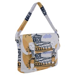 Poster Map Flag Lotus Boat Buckle Messenger Bag by Grandong