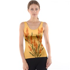 Yellow Flowers Flowers Watercolor Women s Basic Tank Top by Grandong