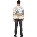 Poster Map Flag Lotus Boat Men s Fleece Sweatshirt View4