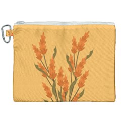 Yellow Flowers Flowers Watercolor Canvas Cosmetic Bag (xxl) by Grandong