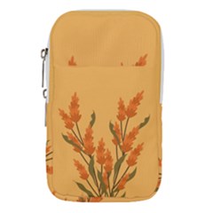 Yellow Flowers Flowers Watercolor Waist Pouch (small) by Grandong