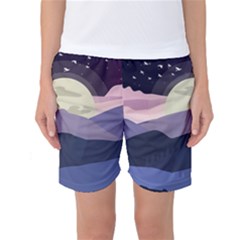 Summer Season Nature Women s Basketball Shorts by Grandong