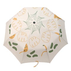 Cherries Flower Leaves Floral Folding Umbrellas by Grandong