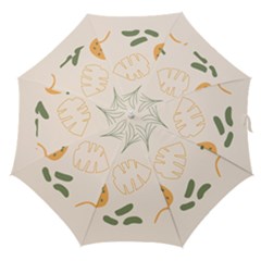 Cherries Flower Leaves Floral Straight Umbrellas by Grandong