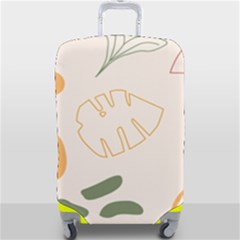 Cherries Flower Leaves Floral Luggage Cover (large) by Grandong