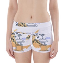 Poster Map Flag Lotus Boat Ha Noi Vietnam Boyleg Bikini Wrap Bottoms by Grandong