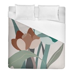 Flowers Plants Leaves Foliage Duvet Cover (full/ Double Size) by Grandong