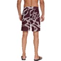 Cracked Pattern Boho Art Design Men s Beach Shorts View4