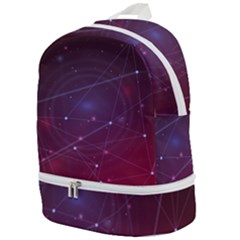 Art Pattern Design Wallpaper Zip Bottom Backpack