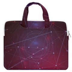 Art Pattern Design Wallpaper Macbook Pro 16  Double Pocket Laptop Bag  by Grandong