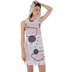 Doodles Abstract Boho Art Racer Back Hoodie Dress by Grandong