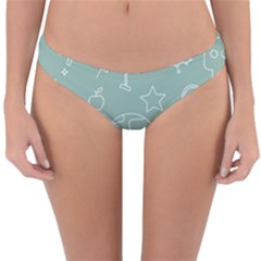 Board Chalk School Earth Book Reversible Hipster Bikini Bottoms by Grandong