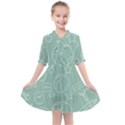 Board Chalk School Earth Book Kids  All Frills Chiffon Dress View1