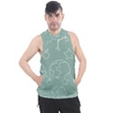 Board Chalk School Earth Book Men s Sleeveless Hoodie View1