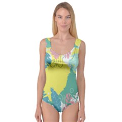 Plants Eaves Border Frame Princess Tank Leotard  by Grandong