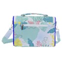 Plants Leaves Border Frame Satchel Shoulder Bag View3