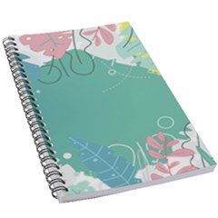 Plant Leaves Border Frame 5 5  X 8 5  Notebook by Grandong